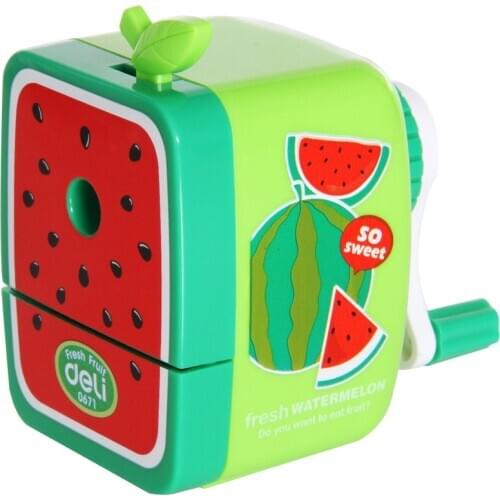 Special offer 0671 Fruit Hand Pencil Sharpener Fruit Fun Student Cute Pencil Sharpener classroom supplies