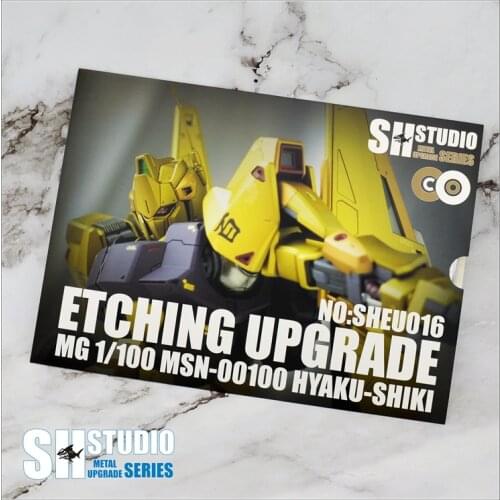 SH Studio Refitting Suite of Etching upgrade for MG 1/100 MSN-00100 Hyaku-shiki Gundam model Mobile Suit kids toys