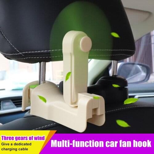 Universal Car Fan Hook Multifunctional Seat Back Hook Fan Clips Car Hook Fan Car Seat Suspension Hooks Car Styling