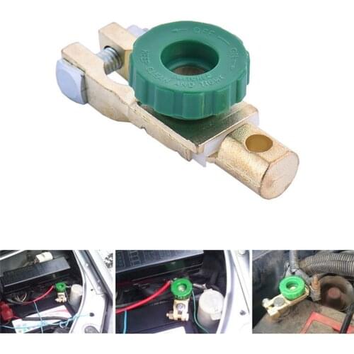 Universal Car Battery Switch Battery Terminal Link Switch Quick Cut-off Disconnect Protector RV Car Battery Power-off Switch
