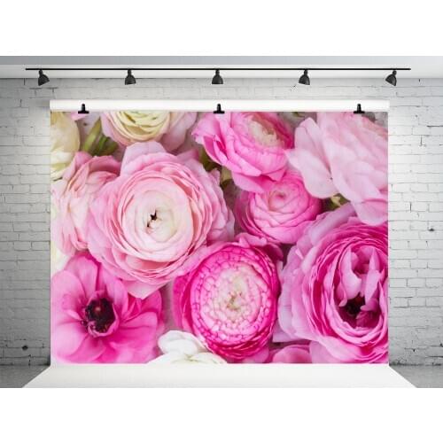 VinylBDS 10x10ft Purple Flower Photography Backdrop Wedding Party Stage Backdrops Photography Children Backgrounds Photo Studio