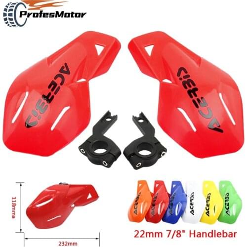 Motorcycle Handguards 7/8" 22mm Handlebar Hand Guards Protector Fit For Moto Dirt Bike ATVS Kawasaki Honda Yamaha SX EXC SMR XCW
