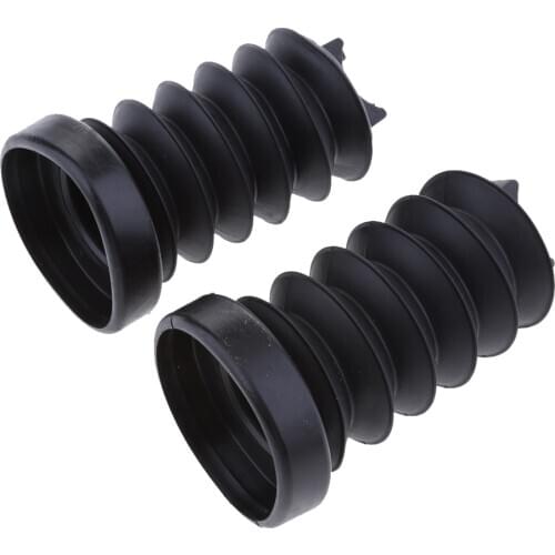 2Pcs Front Fork Gaiter Shock Absorber Boots for Harley Road Glide 1997-2017