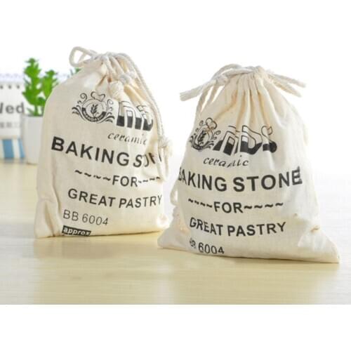 500g Cordierite Pie Baking Beans Beads Press Stone Weights with Storage Bag New C6UE
