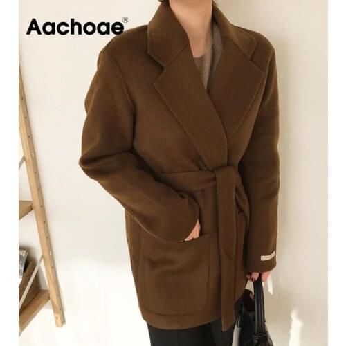 Aachoae Women's Wool Coats