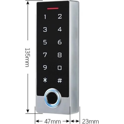 Standalone Rfid door lock waterproof access control system with keypad