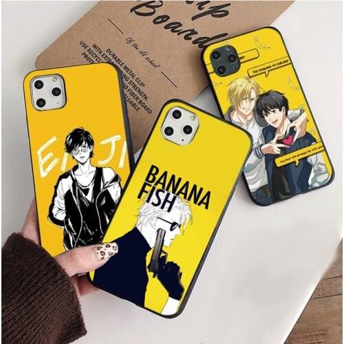 Case For Samsung Galaxy A22 A12 A32 A52 A72 A21S S21 FE Ultra S20 FE S10 S9 Plus S8 A50 A70 A51 A71 Japan Anime Banana Fish Capa