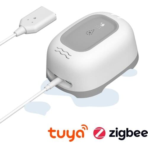 Tuya ZigBee Intelligent Water Level Alarm Tool Water Leak Sensors Water Level Monitor Remote Monitoring Water Leakage Detector