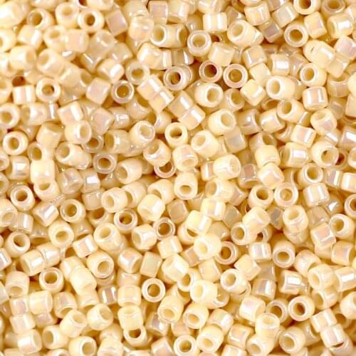 FAIRYWOO 5 Grams/Bag Miyuki Bead DB157 White Beads Miyuki Delica Seedbead 11/0 1.6mm Bead Women Jewelry Wholesale Lots Bulk