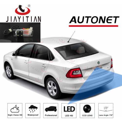 JIAYITIAN rear view camera For Skoda Rapid 2012 2013 2014 2015 2016 2017 2018 CCD parking Backup Camera/License Plate camera
