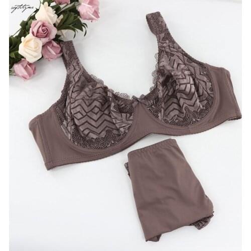 Softrhyme Women Lace Bra Sets U-Shaped Beauty Back Sexy Panties Lingerie No Padding Bralette Ultrathin Briefs Female Intimates