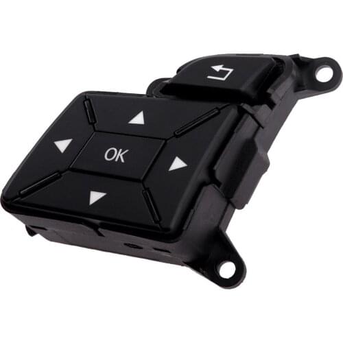 Left Steering Wheel Control Menu Switch Button Car 6 Pin Fit for Mercedes C E GLK Class W204 X204 W212 A2185400162 2014