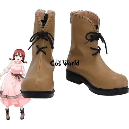 Love Live! Nijigasaki QU4RTZ Sing Smile Emma Verde Anime Customize Cosplay Shoes Boots