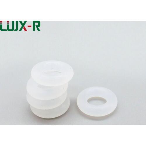 LUJX-R 3mm Thickness O Ring Seal Food Grade O-Ring Washer OD 25/28/29/30/32/36/37/38/39mm Silicone Gasket O Type Rings Sealing