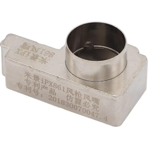 QUICK 861DW TR1300A 2008 Hot Air Gun Nozzle Sleeve Motherboard Repair Tools For iPhone X PCB Desoldering Heat Gun Nozzles