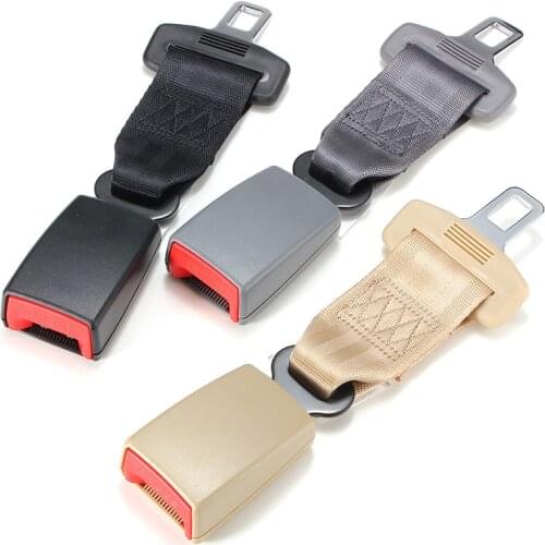 New Car Seat Belt Extender Safety Seatbelt 23cm Long-lasting Black Seatbelt Extender Car Auto Type With Safety Buckle