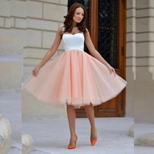 Homecoming Dresses 2020 A-line Sleeveless Tulle Elegant Formal Short Party Gowns Ever Pretty New Vestidos