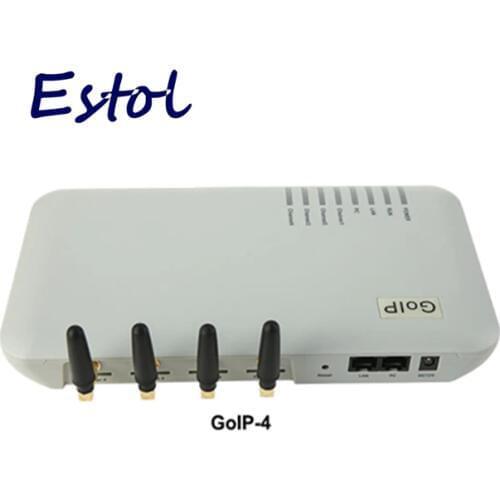 DBL Hot Sell GSM Gateway.SMS, GSM SIP VoIP Gateway GOIP4,4 ports,4 channels GOIP-4 IMEI Change supported sim bank 32 simbank128