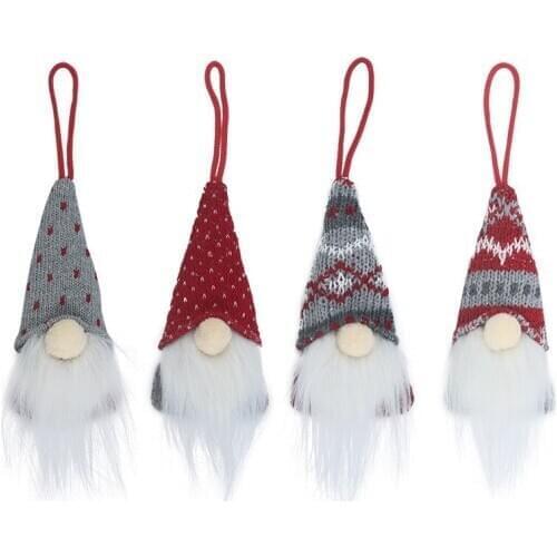 240Pcs Christmas Decoration Swedish Stuffed Toy Santa Doll Gnome Scandinavian Tomte Nordic Nisse Dwarf Elf Ornament Wholesale E1