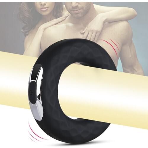 Sex Toys Penis Ring Male Masturbator Penis Cock Longer Lasting Delay Ejaculation Erection Lock Ring Erotic Vibrating Rings Men