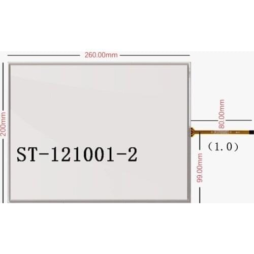 New 12.1 inch 4-wire touch screen is suitable for industrial control medical equipment instruments handwritten ST-121001-2