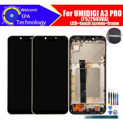 5.7 inch UMIDIGI A3 PRO LCD Display+Touch Screen Digitizer+Frame Assembly 100% Original LCD+Touch Digitizer for UMIDIGI A3 PRO