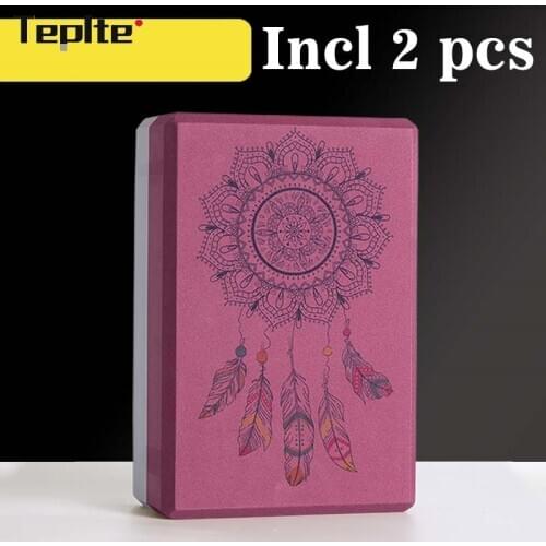 High Density Eva Yoga Yoga Yoga block yoga accessories 2 sets of Yoga Block Foam Black Stretch Gym pilates exercise is essential