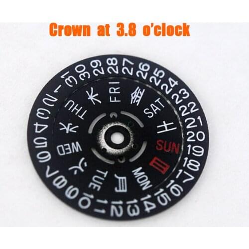 Watch movement Seiko dial Kanji Fit Seiko 5 SKX007 SKX009 NH35 NH36 Movement Crown at 3.8 O'clock New Balance Man Watch Repair