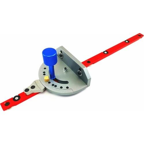 Woodworking 450mm 0-90 Degree Angle Miter Gauge System with 600/800mm Aluminum Alloy and Stop Sawing Assembly Ruler for Ta