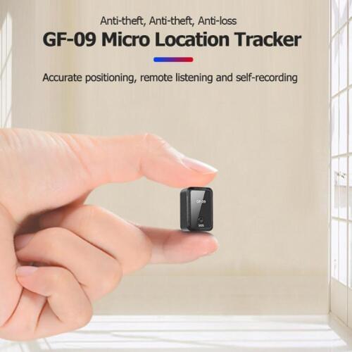 GF-09 Remote Listening Magnetic Mini Vehicle GPS Tracker Real Time Tracking Device WiFi+LBS+AGPS Locator APP Mic Voice Control