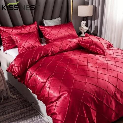 Soft Rayon Duvet Cover Euro Bedding Set 240x220 Quilt Cover for Single Double Home Textile Luxury Pillowcases