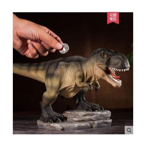 Creative children piggy bank fashion personality dinosaur cartoon piggy bank coin boy piggy bank gift