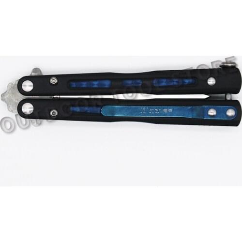 BALIPLUS butterfly in knife BM32 Titanium+G10 handle 9Cr18mov blade trainer jilt knife folding survival EDC free-swinging knife