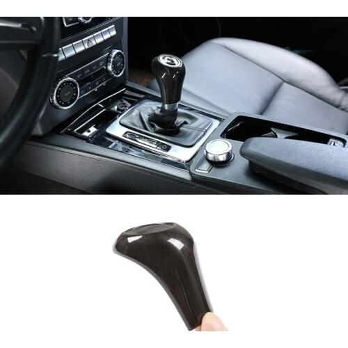 ABS Gear Shift Knob Stick Button Cap Cover Fit For Mercedes Benz C Class W204 E W212 GLK X204 CLS W218 A G Class 2007-2013