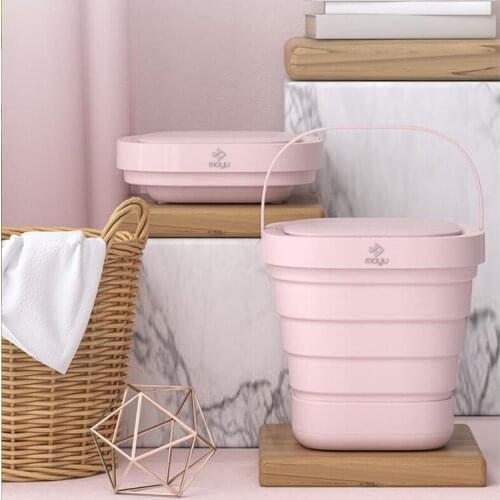 100-240V Clothes Wash Machine Folding Washing Machine Underwear Panties Care Business Trip Portable Touch Button Operation
