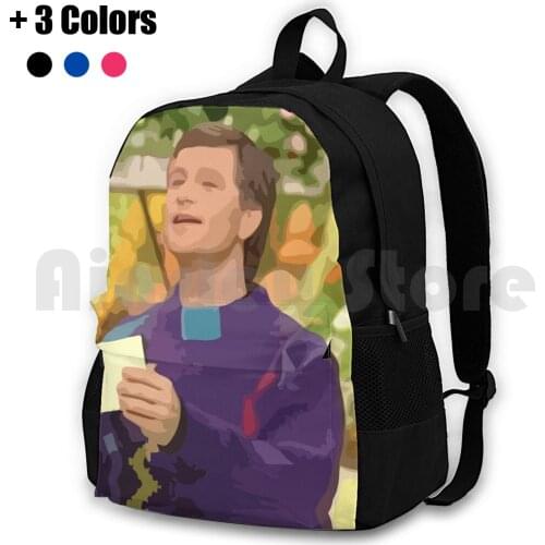 Supermarket Sweep Host Outdoor Hiking Backpack Waterproof Camping Travel Supermarket Sweep David Ruprecht Host Sweater Gameshow