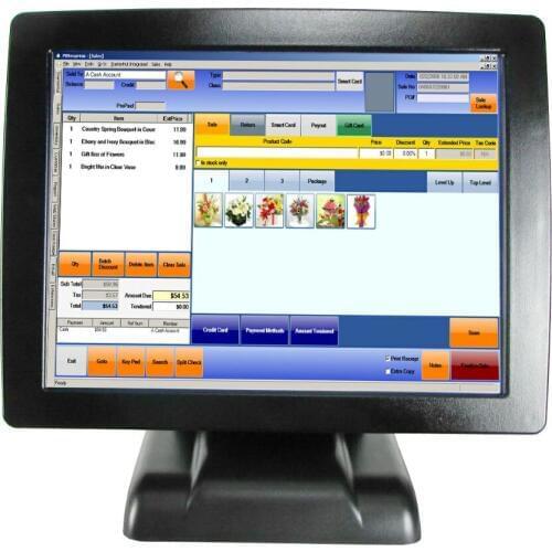 Restaurant ordering POS2120 commercial 15 inch all in one touch POS equipment