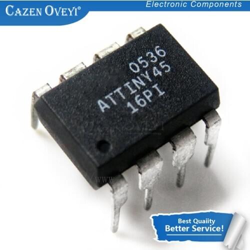 1pcs/lot ATTINY45-20PU ATTINY45 DIP-8 New original IC In Stock