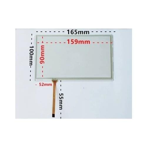10pcs/lot New 165*100 mm 7 inch vehicle-mounted navigation industrial control universal touch screen