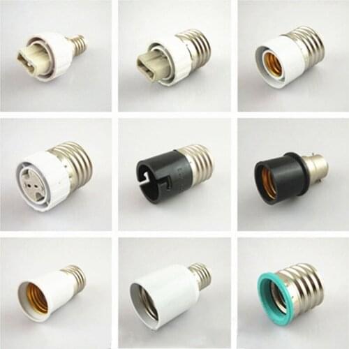 15pcs 20pcs NEW MR16 G9 B22 E27 E14 E40 Lamp Holder Converter 110V 220V Base Socket Adapter For LED Lamp Corn Light Bulb