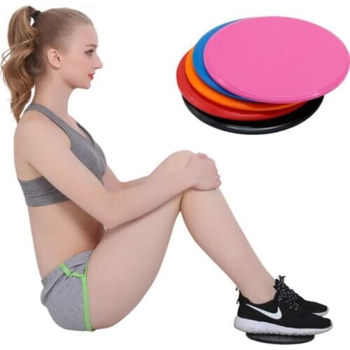 2pcs Exercise Sliding Gliding Disc Fitness Core Plate Yoga Balance Training Pad