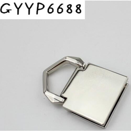 4pcs 20pcs 47*28mm High quality metal fitting hardware bags accessories screw square Hanger Connector hanger wholesale