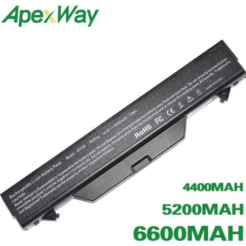 ApexWay 14.4V 8 cells Battery for HP ProBook 4510s 4515s 4710s 591998-141 593576-001 HSTNN-1B1D HSTNN-IB89