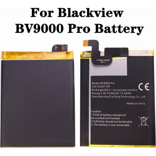 BV9000 Pro Battery For Blackview BV9000 Pro BV9000pro U536174P Phone Battery 4180mAh High Capacity Replacement Batteries