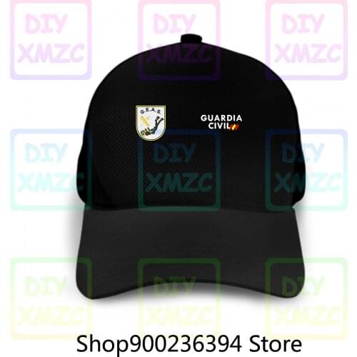 Customer Customization 100% Baseball Cap Cotton 3D Print Custom Hats Men 2 Patterns Guardia Civil Hats