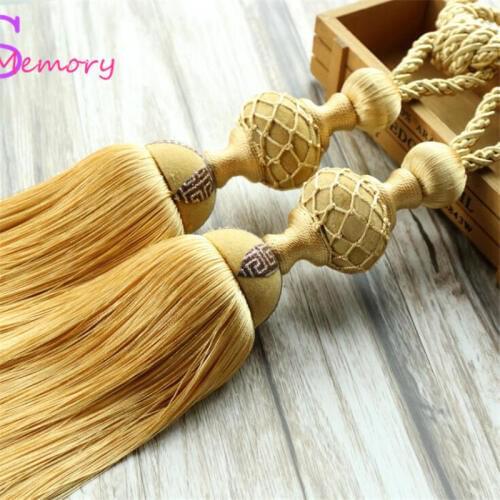 Big tennis European curtain tassels hanging ball tie strap holder accessories home decor