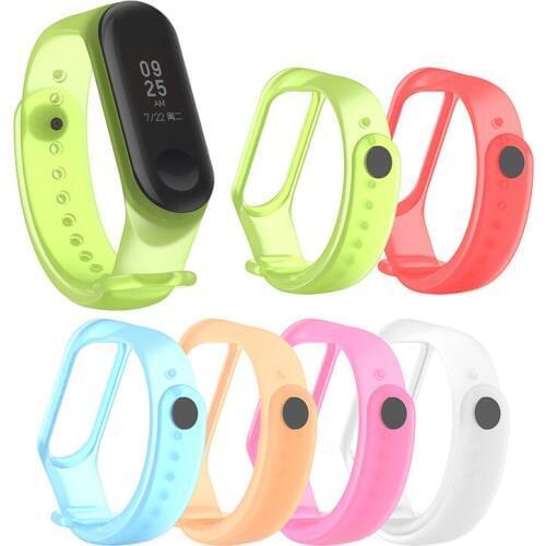 Big Sale Luminous Mi band 3 Strap mi3 watchbands accessories Night Light wrist Replacement for Xiaomi miband 3 smartband