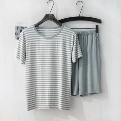 CLOUD COTTON STORY Mens Striped T-shirts