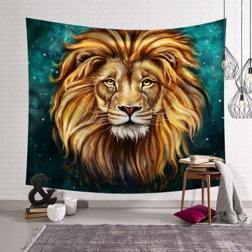 Animal cartoon pattern Tapestry Wall Hanging Dorm Decor Art Wall Tapestry Hippie Wall Carpet Psychedelic Tapestry 95x73cm