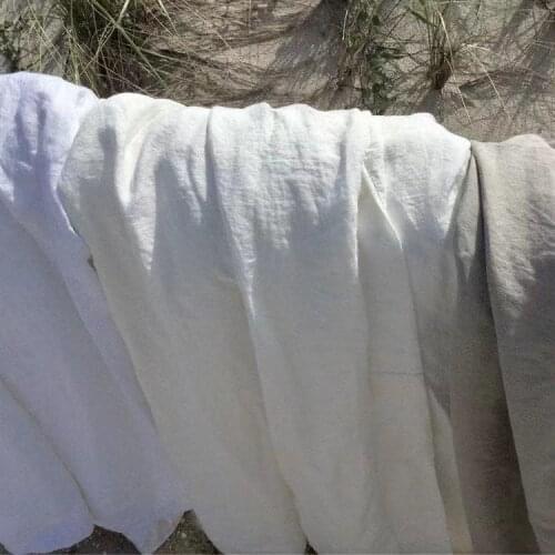 100% Linens Bedding Set Flax Luxury White Hotel Bed Linen Twin Queen Full King Size Bed Sheet Pillowcase 3PCS